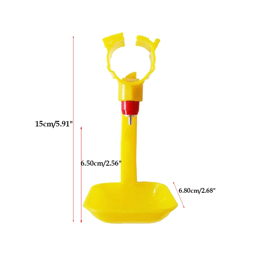 Курица висячая чашка 4 шт Бройлер курица питьевой фонтан поилки для птиц оборудование животных Птицы товары для домашних животных Водосберегающие