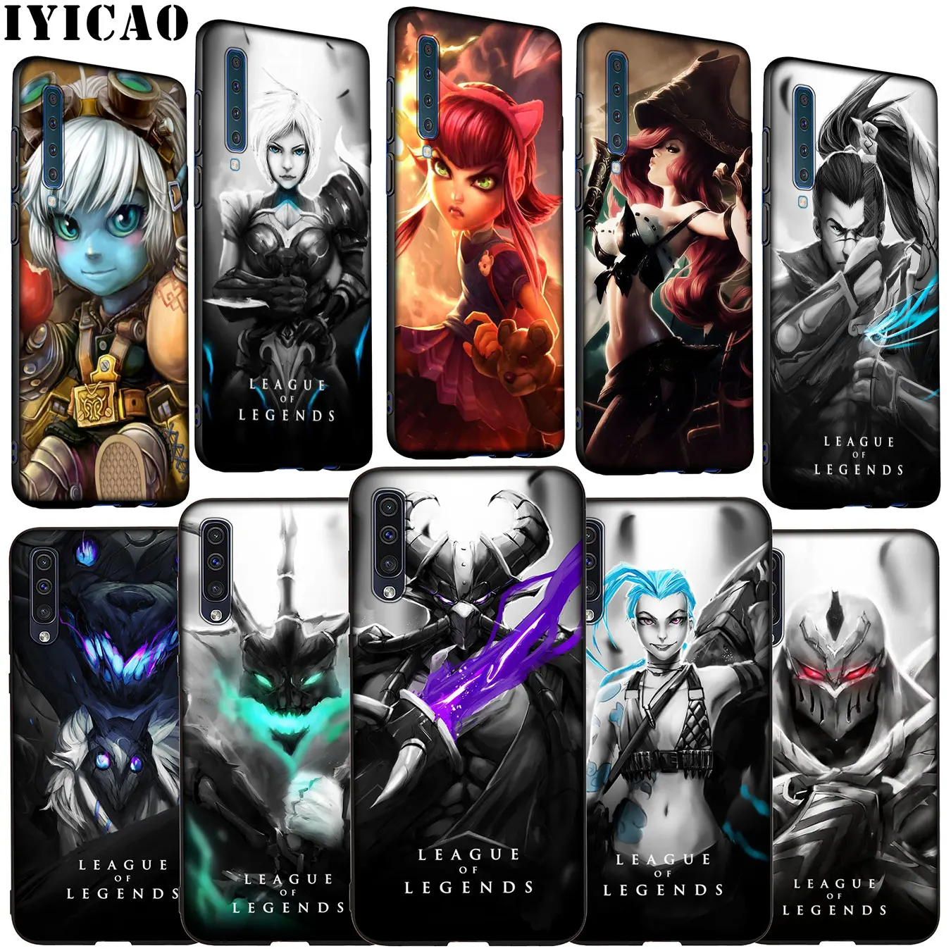 

IYICAO lol League of Legends Soft Silicone Case for Samsung Galaxy A70 A60 A50 A40 A30 A20 A10 M10 M20 M30 M40 Cover