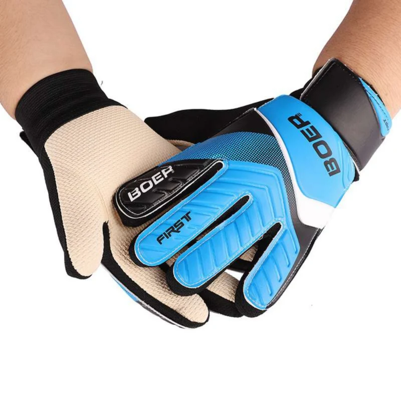 

Outdoor Sport Glove Adult Football Soccer Gloves Anti-Slip professional thickened Goalie Gloves Size 8 10