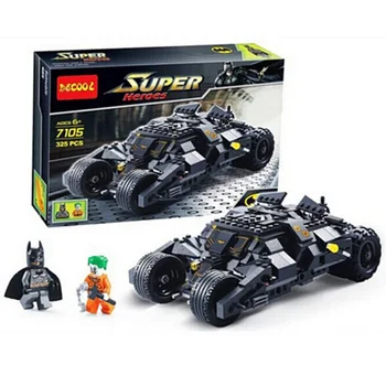 

Marcel DC Superheros Batmobile Car Batman Joker 7888 Model Building Blocks Brick Educational Toys For Kids
