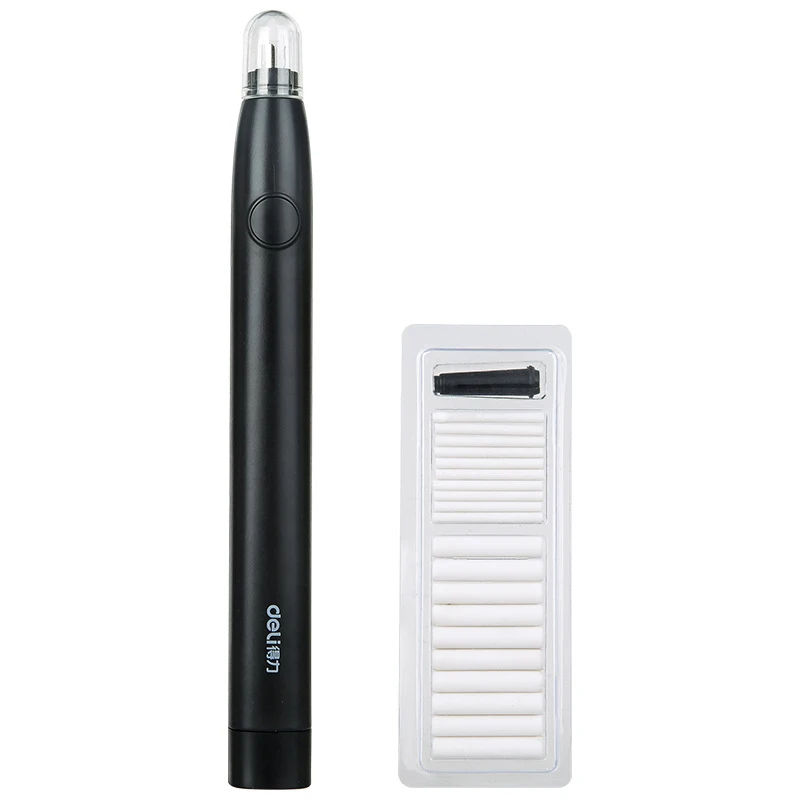 Deli Pencil Drawing Mechanical Electric Eraser Cute Kneaded Erasers for