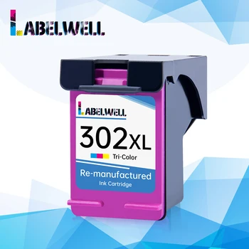 

Labelwell 302XL Tri-color Ink Cartridge for hp302 HP 302 xl Deskjet 2130 2135 1110 3630 3632 Officejet 3830 3834 4650 Printer