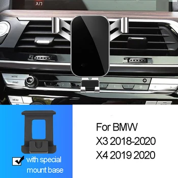 

Car Gravity Phone Holder For BMW X3 G01 X4 G02 2018 2019 2020 Smartphone Bracket Special Mount Support Car Interior Accessoories