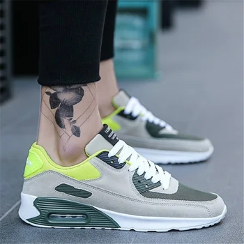 

2020 Popular Fashion Casual Shoes for Men Air Cushion Sneakers Man Lace-up Breathable Walking Casual Shoes