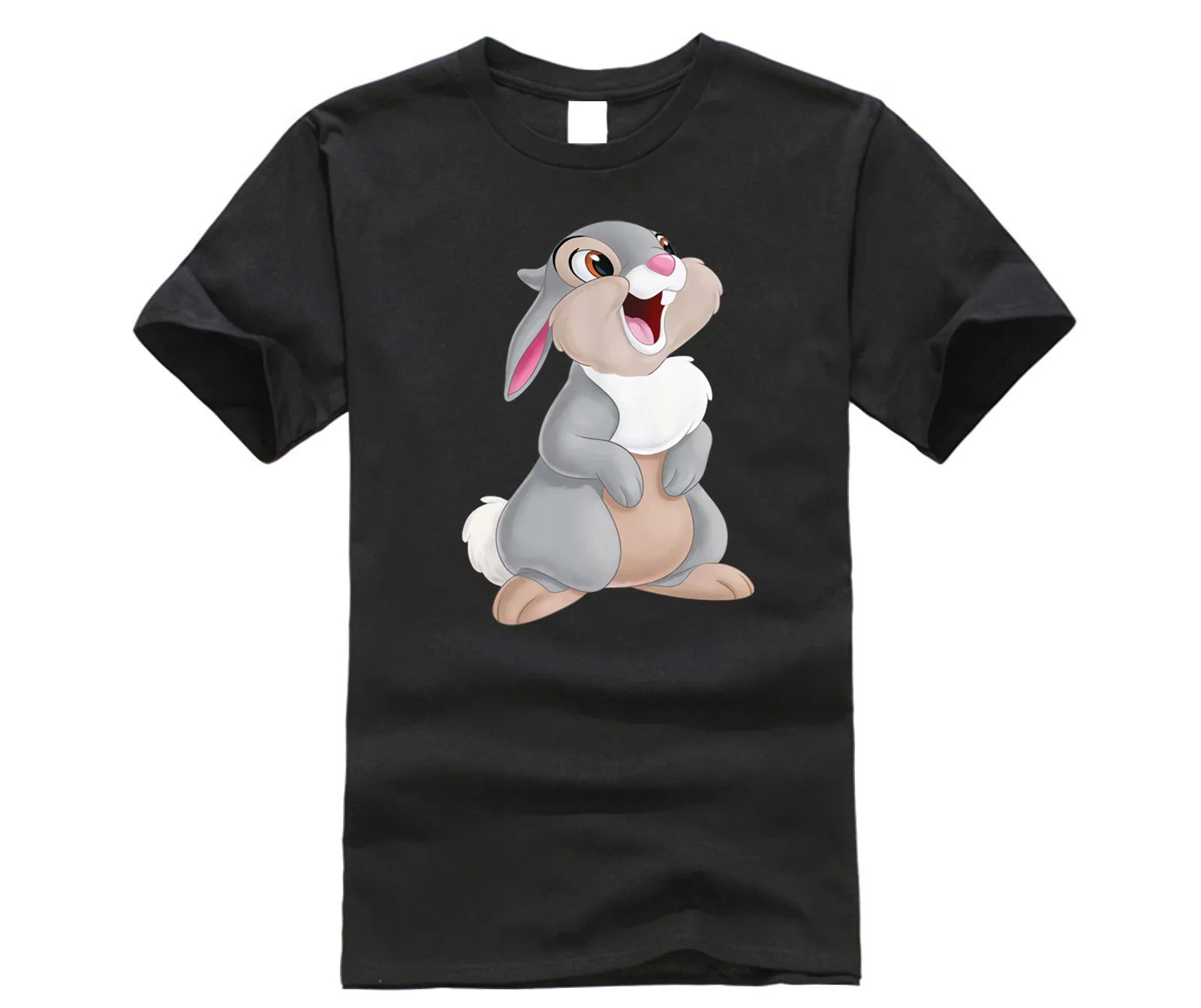 Thumper Бэмби Популярные Tagless футболка|Футболки| |