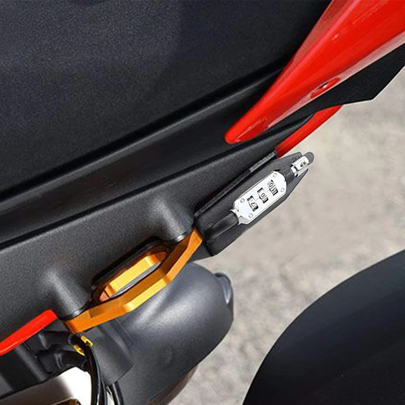 Блокировка мотоциклетного шлема защита от кражи Для Ducati Panigale V4 V4S 2018| |