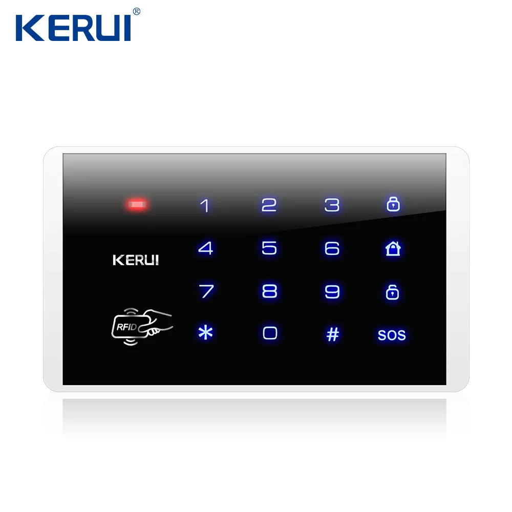 Kerui K16 Wireless RFID Touch Keyboard For Wifi PSTN GSM Home House Alarm System Security System 433MHz