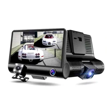 

Dashcam B28 / car DVR 4 inch car Camera F 1080P Auto dashboard camera recorder 3 Camera Recorder lens with rear view camera