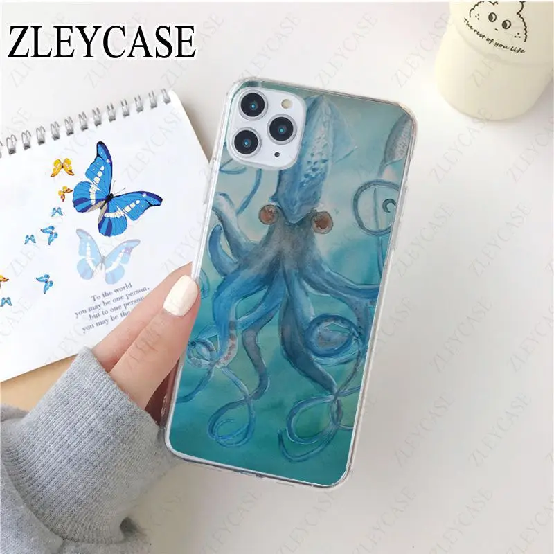 Tentacles of sea octopus