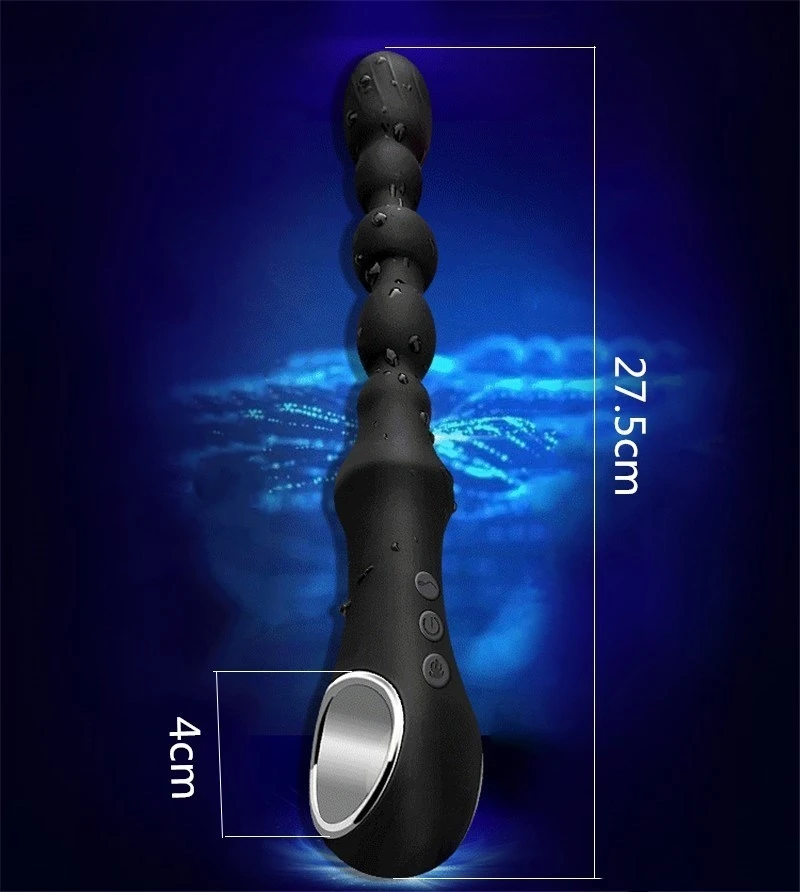 Vibrador anal massageador de próstata 10 velocidade plugue anal aquecimento contas anal plug butt bala vibrador brinquedos sexuais para homens masturbador