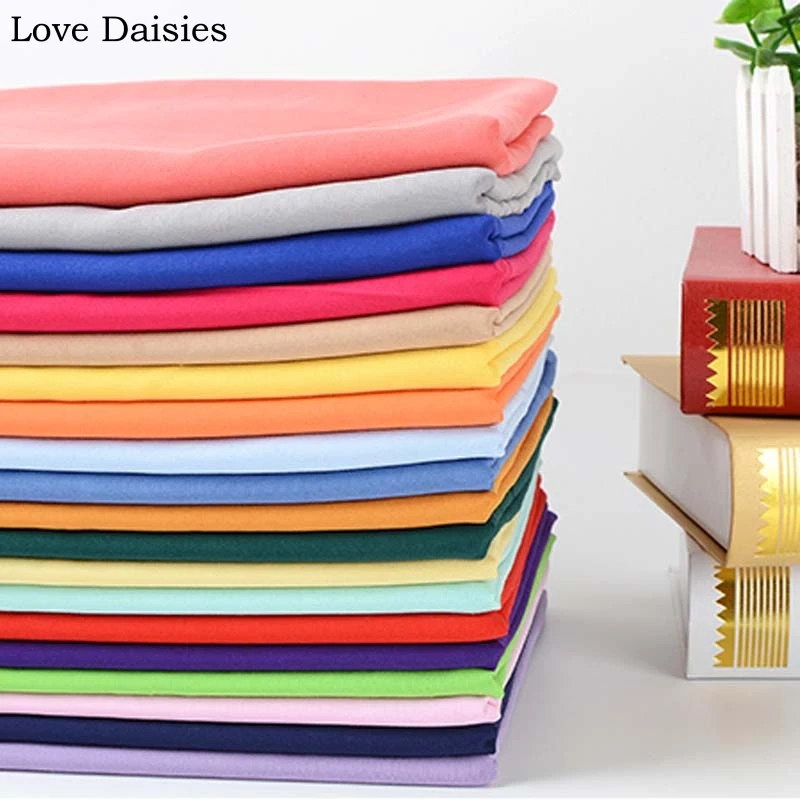 

100% Rayon Solid White Pink Blue Aqua Purple Yellow 24 color Option Thin Soft Fabric for Summer Apparel Dress Shirt Nightdress