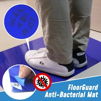 

30-Layer Mat Doormat Floor Mat Entrance FloorGuard Anti-Bacterial Mat Removable Dust-free Purification Sticky Pad Peel Off