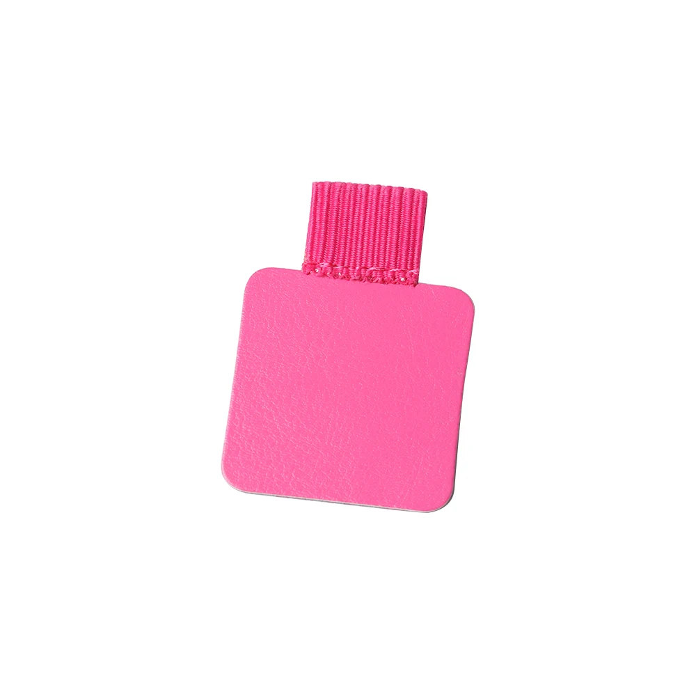 Rose Red 1 шт., 25 стилей, самоклеющиеся кожаные ручки, зажим, карандаш, эластичная петля для ноутбуков, журналов, клипбордов, держатель для ручек, эластичная петля - Цвет: Rose Red