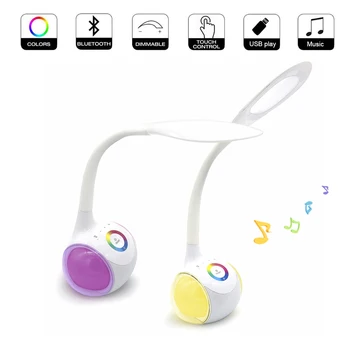 

T1 Tronsmart Bluetooth Speaker Learning Light Colorful Eyes Colorful Protection Desktop Table Lamp Wireless Fm radio bt speaker