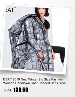 DEAT осень и зима новые продукты модные однотонные лисий мех утолщение плюс бархат с длинным рукавом теплое пальто для женщин PB446