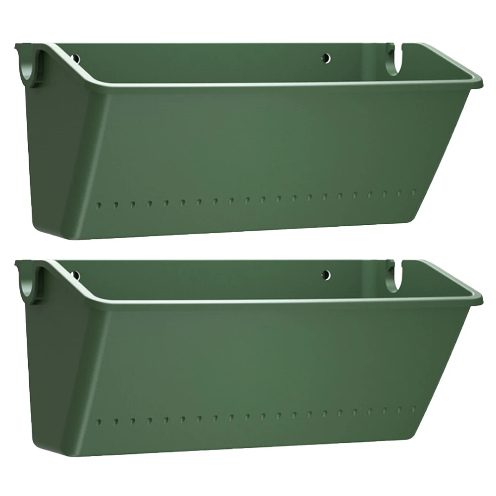 2PCS Outdoor Vertical Garden Wall Planter Wall Pot Wall Garden Vertical Planter Hanging Living Background For Hall Balcony Mall