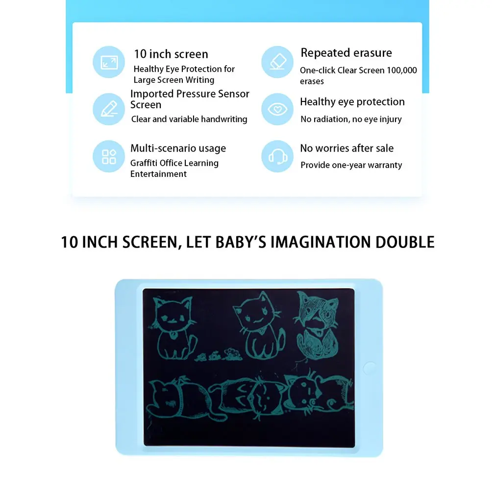 ЖК-планшет с графикой, 8,5 дюймов, для рисования, электронный планшет с экраном, доска для доски, доска для детей