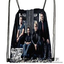 Изготовленная на заказ McFly Love легкая походная сумка на шнурке милый рюкзак для детей(черная спинка) 31x40 см#180531-03-69