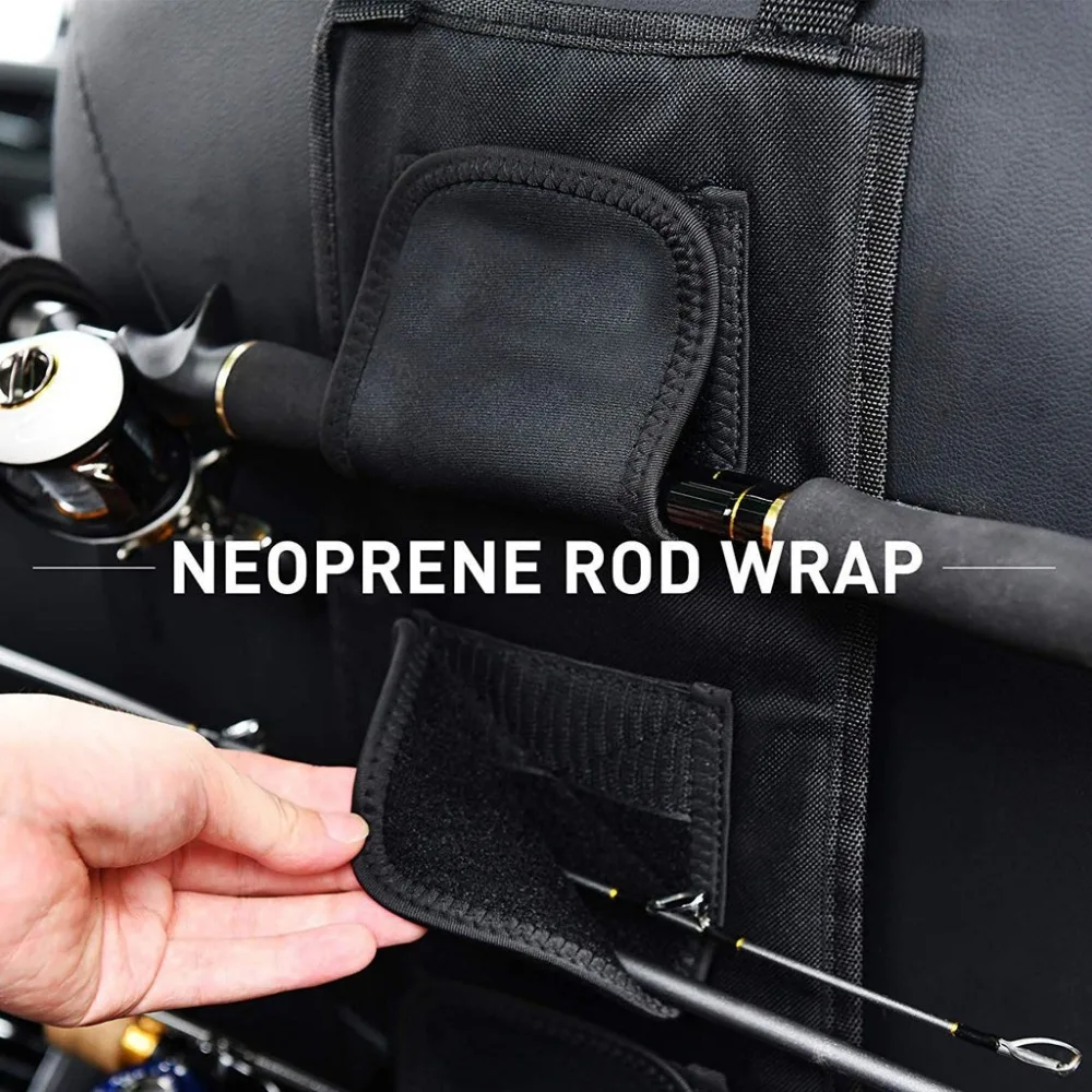 Car seat storage bag fish truss bag car raft frame Velcro straps fixed with vehicle rear seat fixed bag 30O9 (5)
