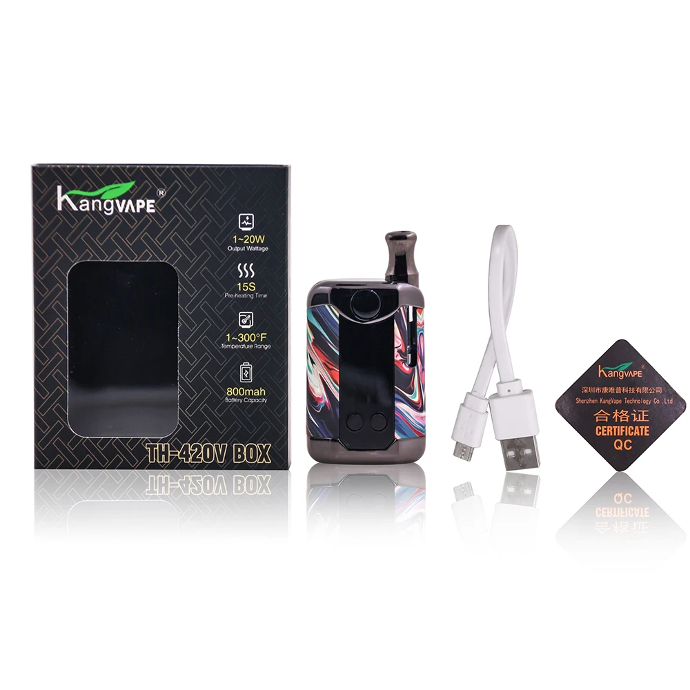 Оригинальный стартовый набор Kangvape TH 420 V аккумулятор 800 мА/ч бокс мод с емкостью 0 5