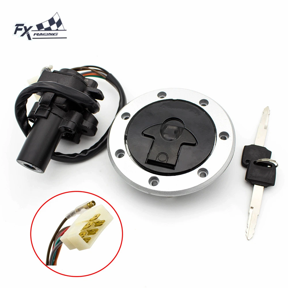 タンクキャップ アルミ燃料ガスタンクキャップカバーキーフィット川崎忍者ZX7R ZX6R Fuel ZX9R Aluminum Gas