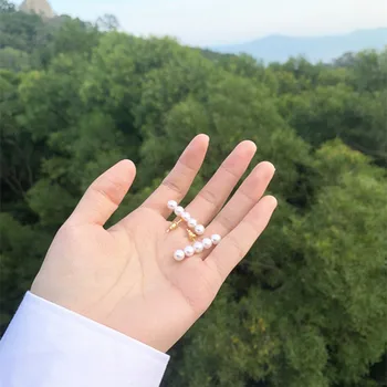 

HUANZHI elegant Bohemian Natural Freshwater Earrings for Women Earring Boho Jewelry Gifts