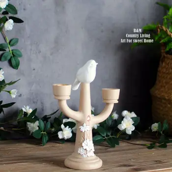 

Nordic Creative Candle Holders Vintage Wedding Centerpieces Candles Holder Romantic Dinner Swieczniki Christmas Decor AC50ZT