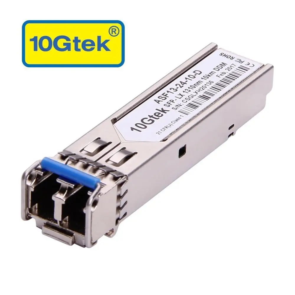 

Mikrotik SFP 10GB 10KM LC Single-Mode Transceiver 1000BASE-LX Mini-GBIC Module S-31DLC20D 1310nm DDM SMF