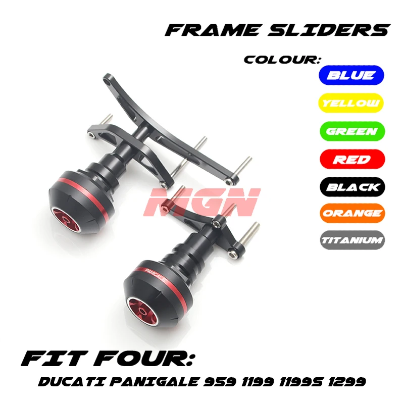 

Motorcycle CNC Aluminum Falling Protection Frame Sliders Crash Protector For Ducati Panigale 959 1199 1299