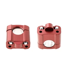 2 шт Мотоцикл 7/" 11/8" CNC ручка бар крепление адаптер стояки зажим ATV