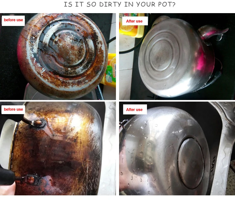 3 шт. волшебная губка ластик для удаления ржавчины очищение хлопка кухонные