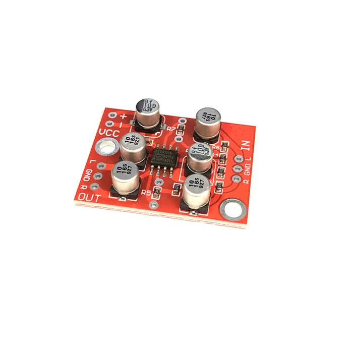 Mini headphone amplifier TDA1308 audio module low voltage front stage board | Электронные компоненты и