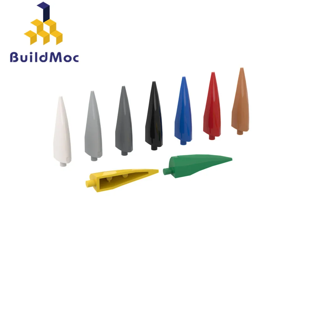 Buildmoc tuğla 11089 keskin pençe için yapı taşları parçaları DIY inşaat noel hediyesi oyuncak