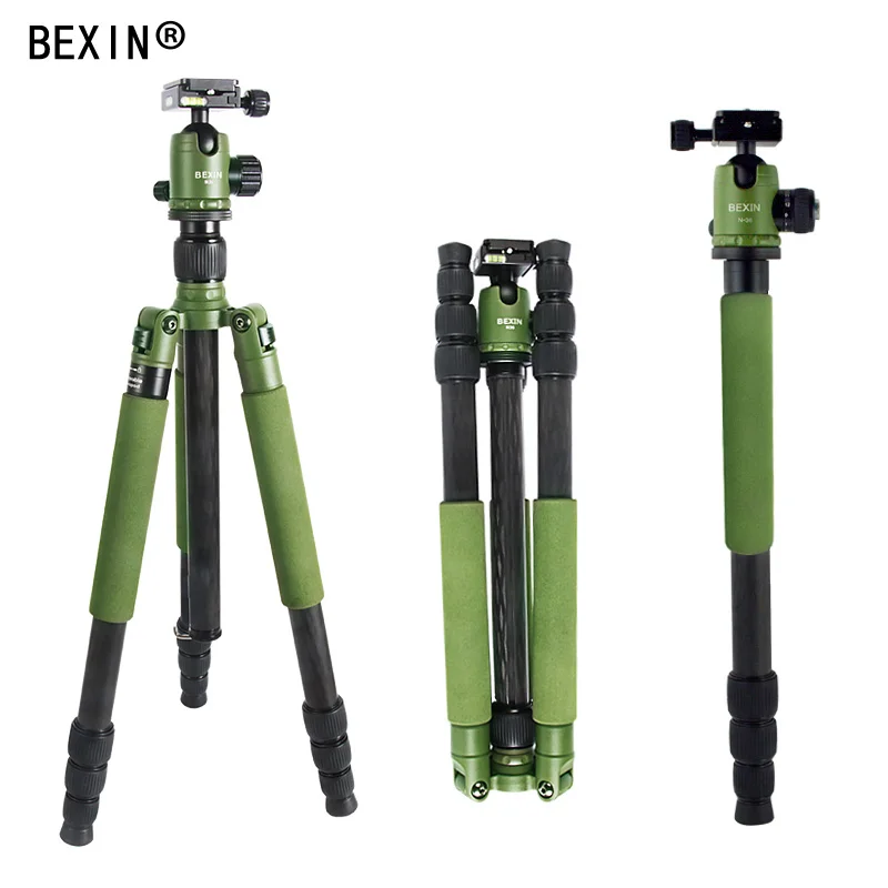 

Camouflage Tripod Concealed Hidden Professional Carbon Fiber Camera Tripod Stand For Outdoor Travel Hunting Shooting DSLR Video
