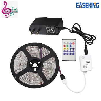 

20 Keys IR Music SYNC controller Sound Sensor for RGB LED Strip light wireless remote control panel DC 12V 24V RGB Tape Lights