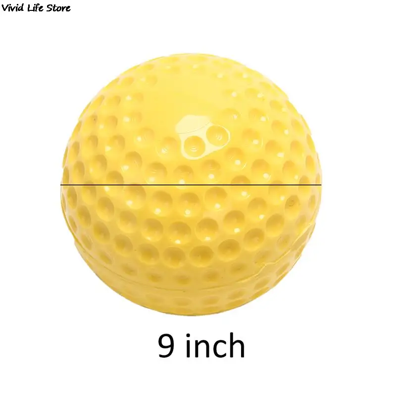Professional Baseball 9 Inches 2Colors PU Hard Baseball Balls Softball Ball Practice Trainning Softball Team Sports Game