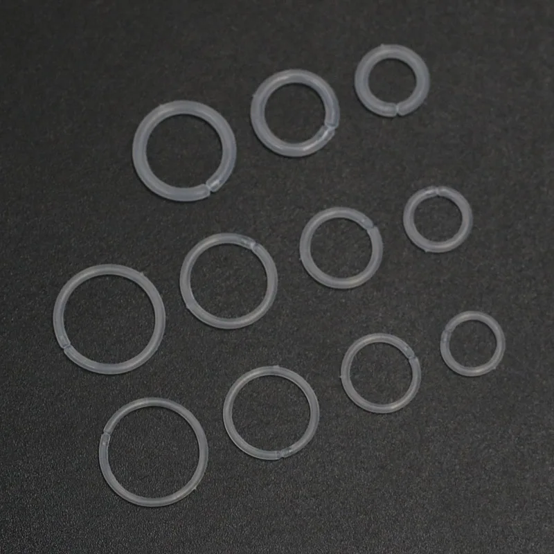 Прозрачное невидимое гибкое кольцо для носа 10 шт. прозрачное акриловое Bioflex