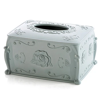 

Plastic Tissue Box Cover Napkin Storage Box Living Room Organizer Car Paper Holder Napkin Container