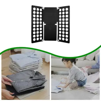 

Practical Home Convenient Clothes Folder Organizer Plastic Quick T-shirt Clothes Laundry Shirt Fold Folding Board LESHP