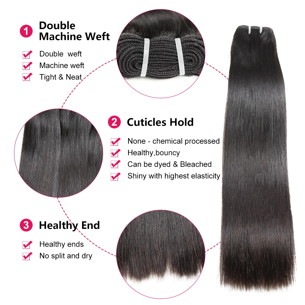 PEERLESS Virgin Hair бразильские прямые 4 пряди 10-28 дюймов натуральный цвет средний коэффициент необработанные человеческие волосы для наращивания