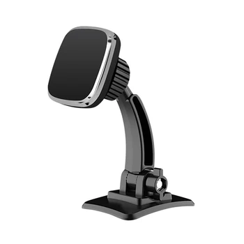

Foldable Phone Holder Car Magnetic Mobile Phone Bracket Desktop Adhesive Stand For Use In Car Adjustable Magnetic Phone Stand