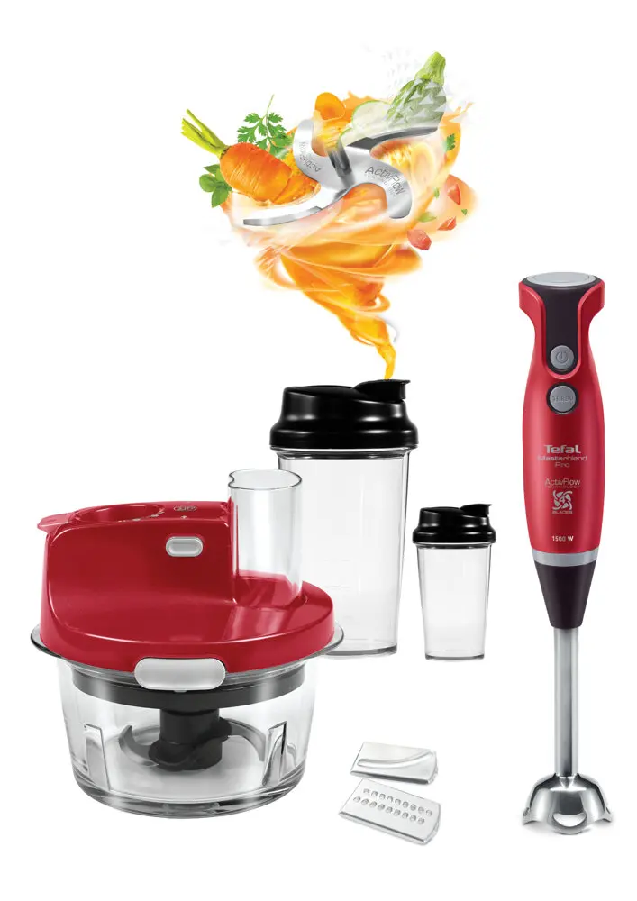 Tefal Activflow Pro Exteme 1500w Blend N Go (go On With Bottle) Red