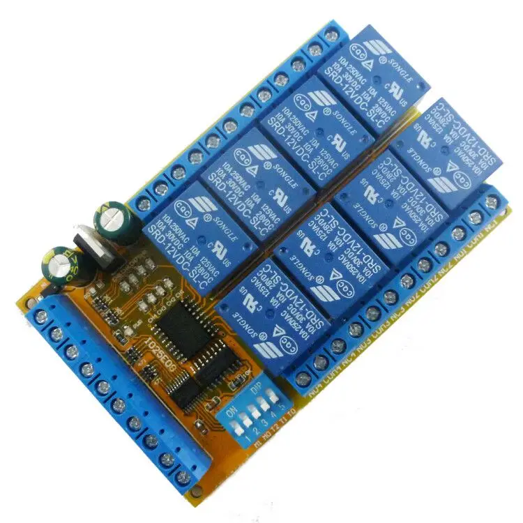 Canais Multifunction Condicionador de Alimentação Sequencer Interruptor Bloqueio Trava Auto-bloqueio Módulo de Relé Momentâneo dc 5v 12v 24v