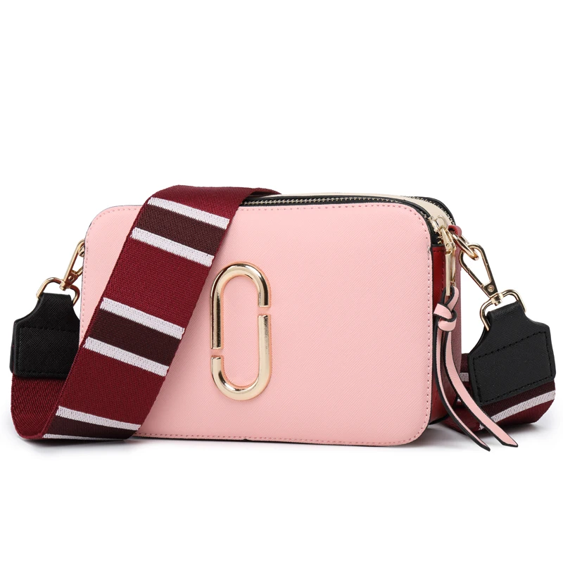 

Famous Design New Color Mixed Ladies Mini Shoulder Camera Bag Hit Color Simple Messenger Bag Women Purse and Handbags Sac A Main