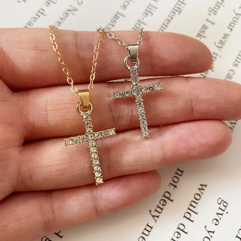 Crystal Cross Necklace – WeShopy