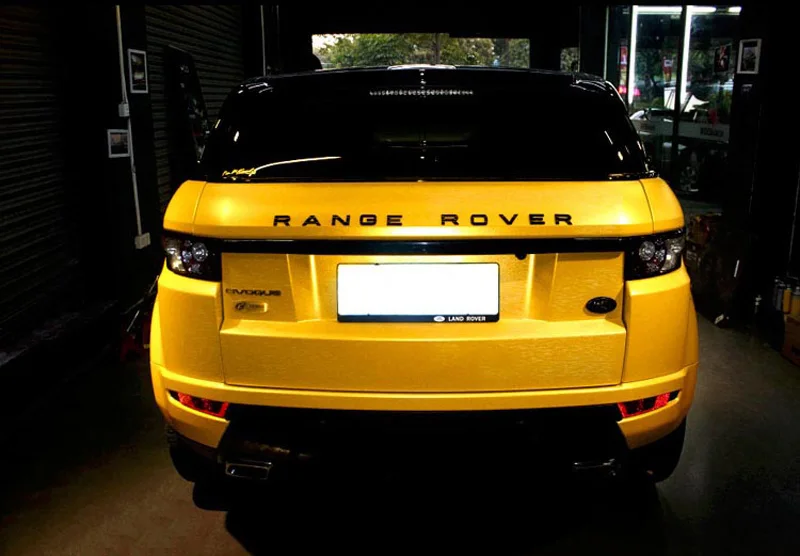 Gold Brushed Metallic Vinyl Wrap-2