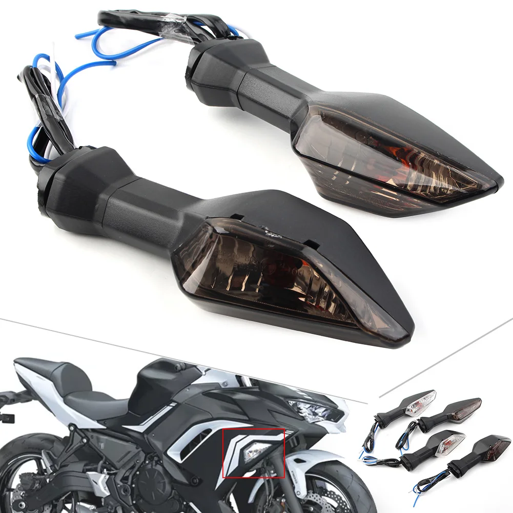 

Задний сигнал поворота для мотоцикла, 1 пара, Фонарь указателя поворота для KAWASAKI NINJA 250 300 400 650 1000 2018 2019