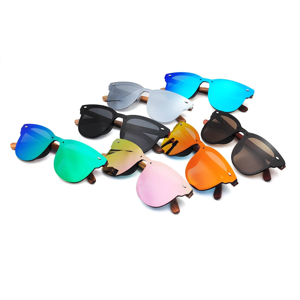 Модные бамбуковые очки деревянные солнцезащитные очки поляризованные Uv400 защита брендовые дизайнерские зеркальные Квадратные Солнцезащитные очки для мужчин/женщин