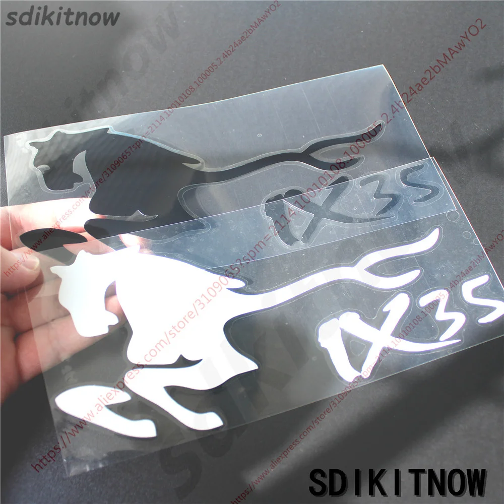 Horse Sports Sticker Racing Windows Door Body Decal Car Styling Per Hyundai Ix20 Ix25Ix30 Ix35 Ix45 Ix 20 30 35 2012 Accessori