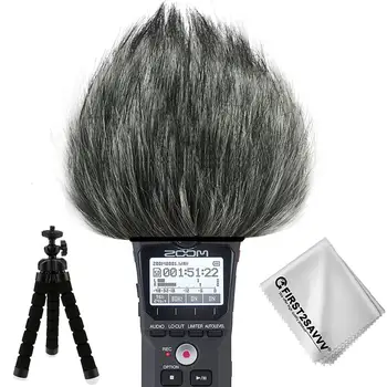 

Microphone Furry Windscreen Muff Mic Wind Cover Fur Filter Outdoor Microphone Windscreen for Zoom H1N